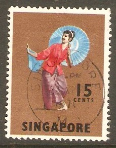 Singapore 1968 15c Cultural Series. SG106.